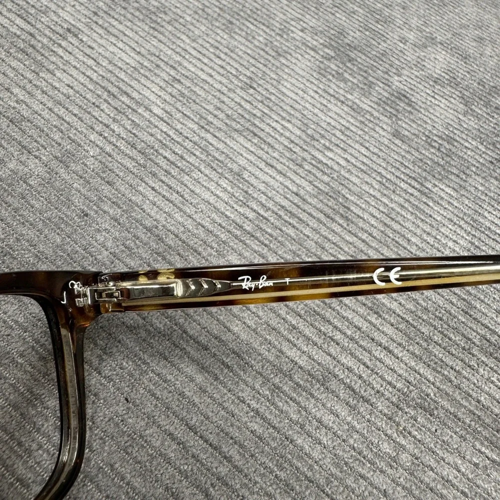 Ray-Ban RB 1536 3602 Tortoise Shell Square Y2K Eyeglass Frames 48-16-130 Vtg